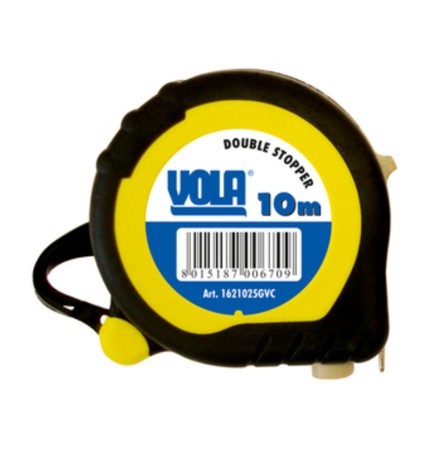 FLESSOMETRO VOLA TEKNA PRO IN ABS 10 M X 25 MM*