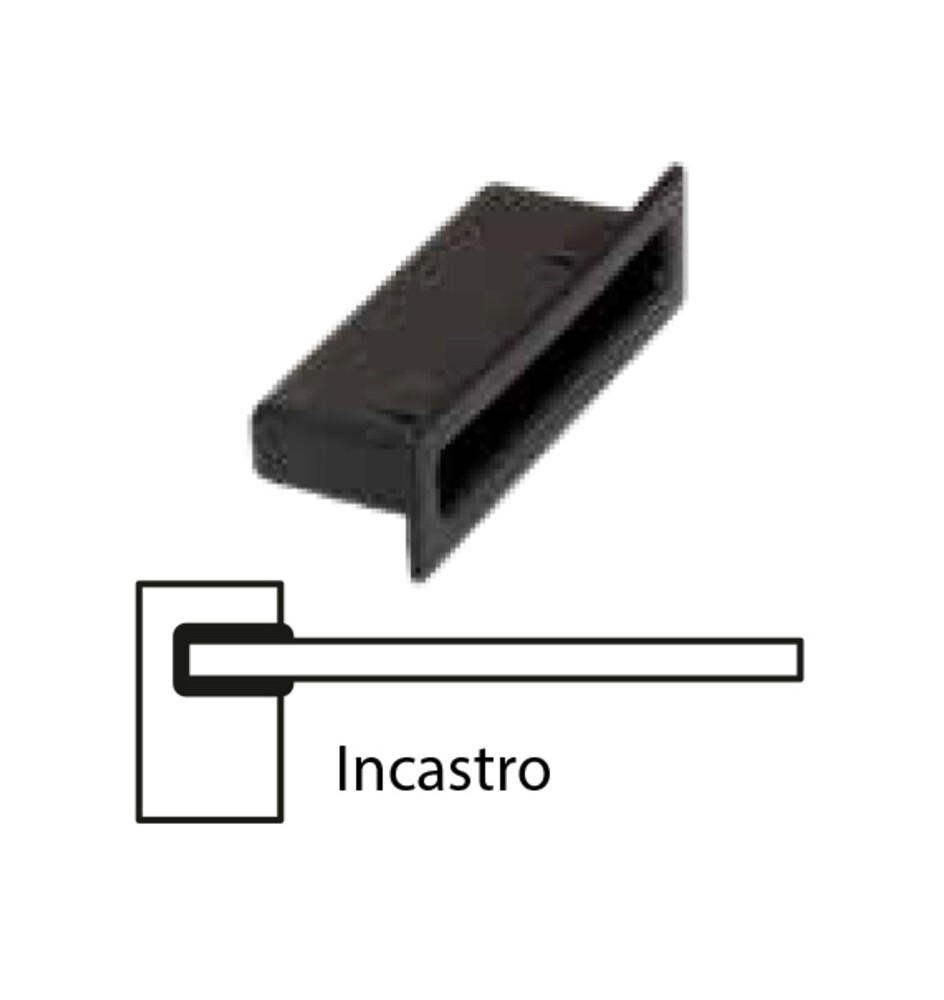 SUPPORTO AD INCASTRO IN PVC P/ASTA ORTOPEDICA