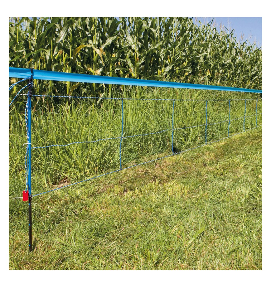 NASTRO SEGNALETICO PER RETE ELETTRIFICABILE lunghezza 250 mt - h.25 mm.