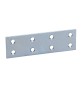 PIASTRINA DRITTA ZINCATA 8 FORI 100 MM