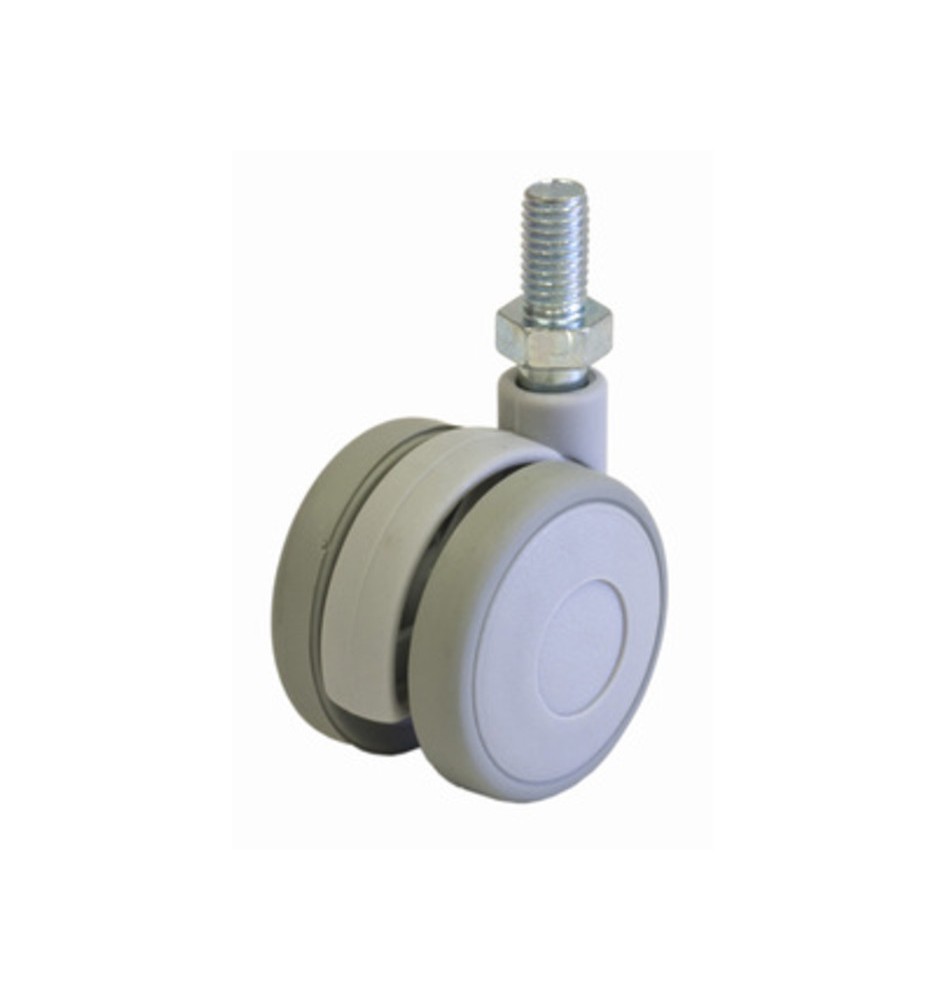 RUOTA MOBILE D 40 MM SIRIO PERNO GRIGIO*