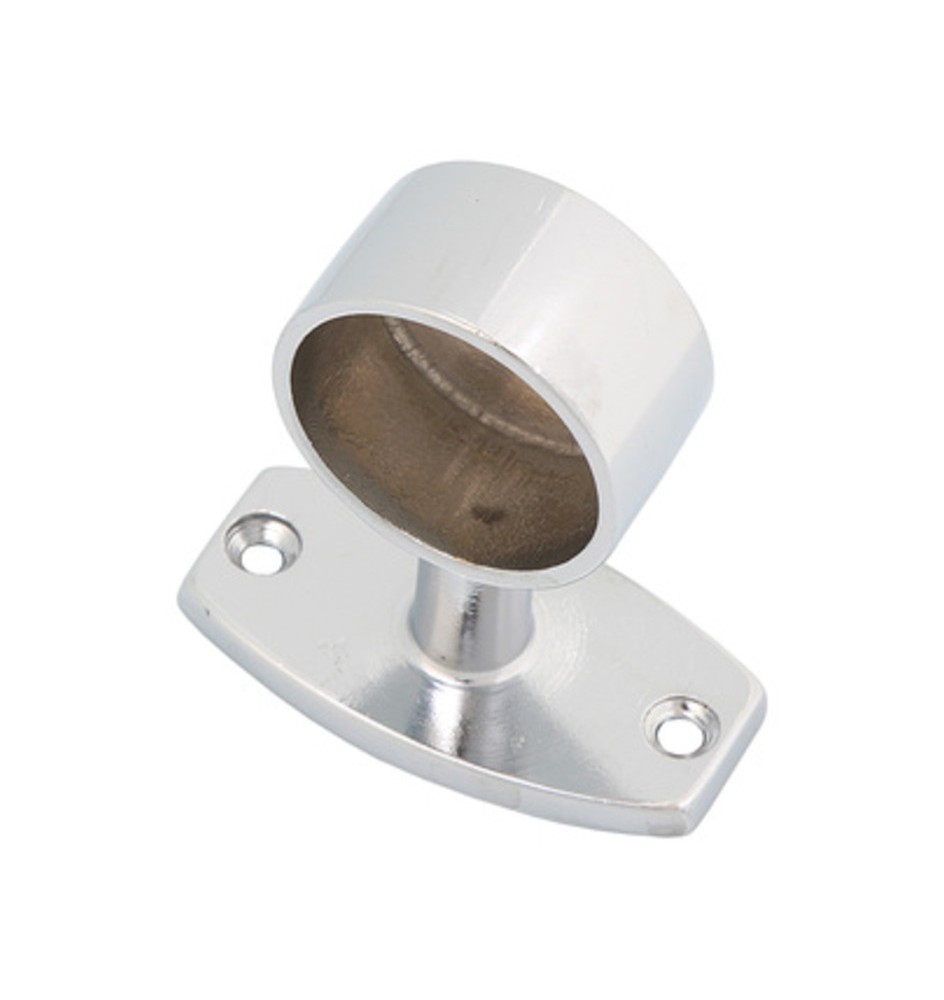 FINALE TUBO CORRIMANO OTTONE CROM D 25 MM**