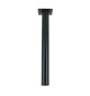 PIEDINO ACCIAIO D. 30 X H 150 MM NERO