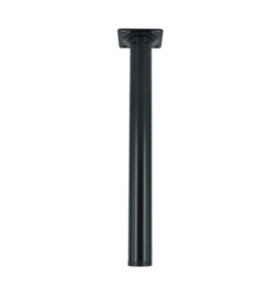 PIEDINI ACCIAIO D. 30 X H 100 MM NERO