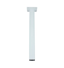 PIEDINI ACCIAIO D. 30 X H 100 MM BIANCO