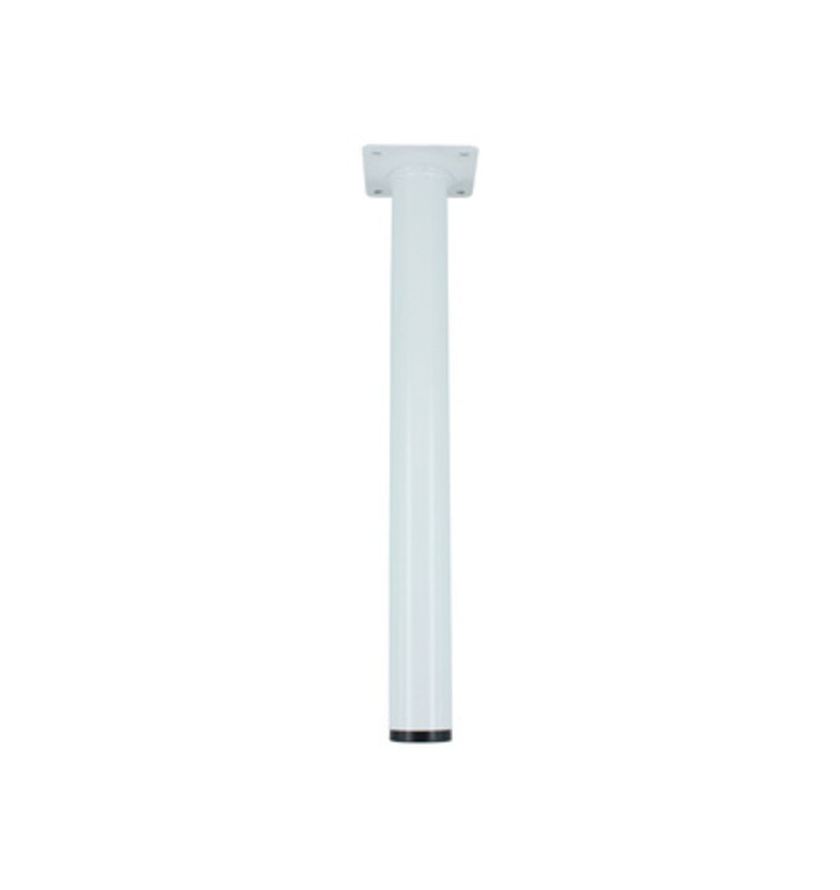 PIEDINI ACCIAIO D. 30 X H 100 MM BIANCO