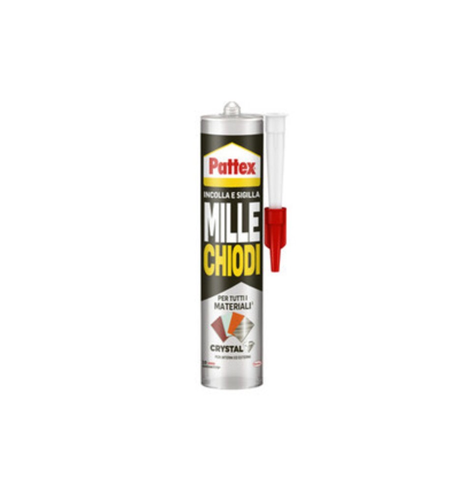 PATTEX MILLECHIODI CRYSTAL 290 G CARTUCCIA