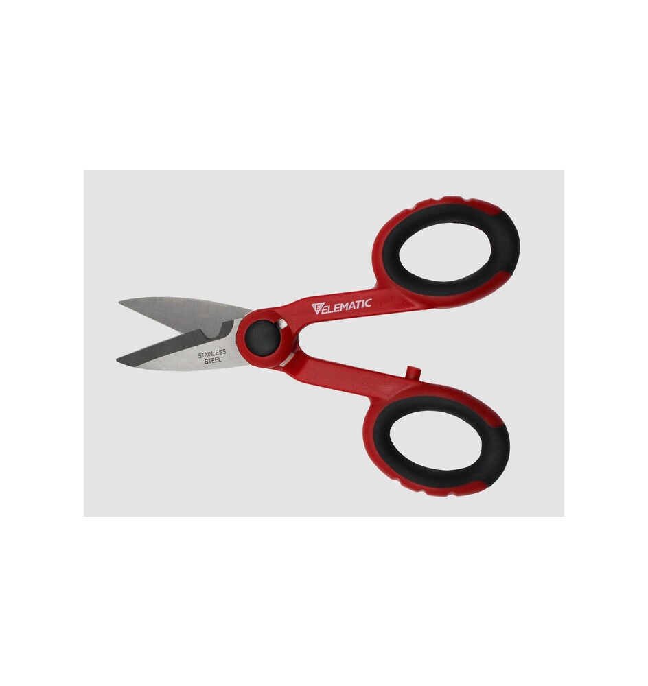 FORBICI P/ELETTRICISTA LAME DIRITTE ACCIAIO INOX