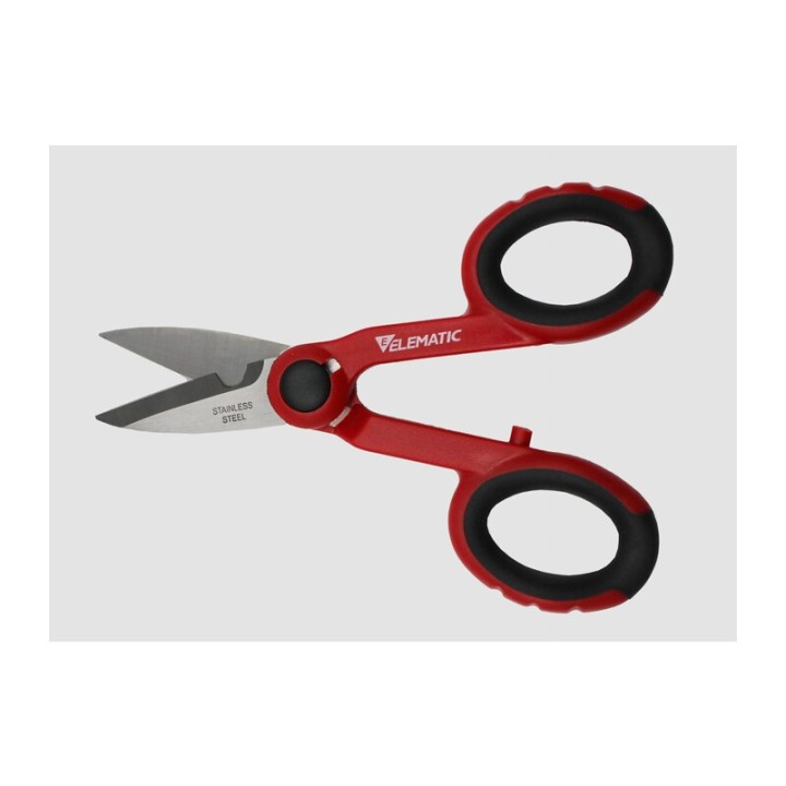 FORBICI P/ELETTRICISTA LAME DIRITTE ACCIAIO INOX