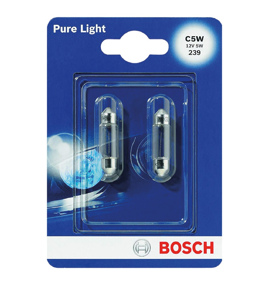 LAMPADINA LUCE TARGA attacco SV8,5-8 - 2 pezzi