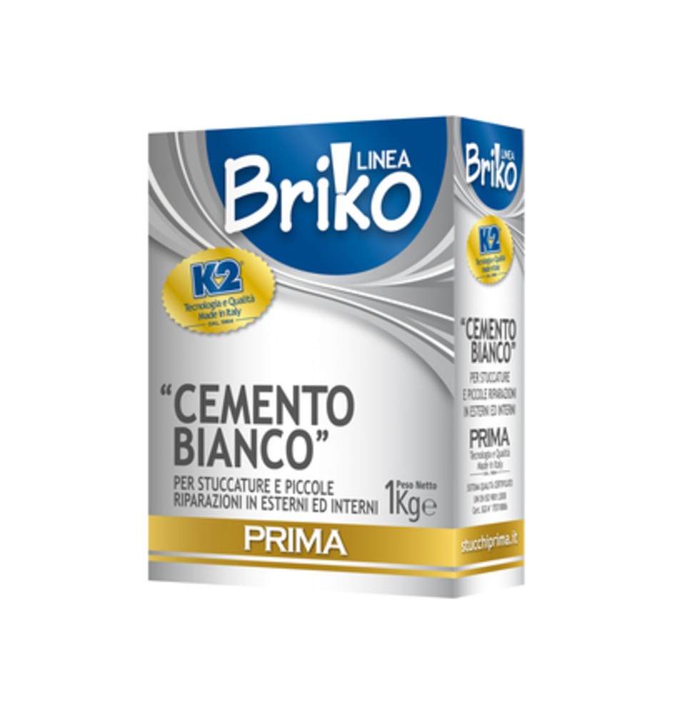 LINEA BRIKO CEMENTO BIANCO DA 1 KG