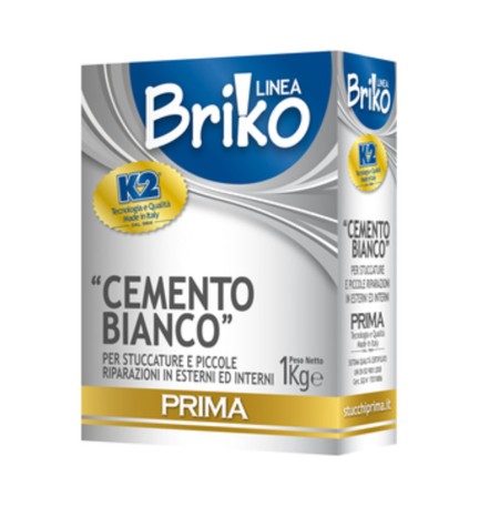 LINEA BRIKO CEMENTO BIANCO DA 1 KG