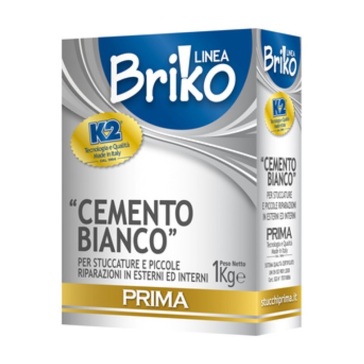 LINEA BRIKO CEMENTO BIANCO DA 1 KG