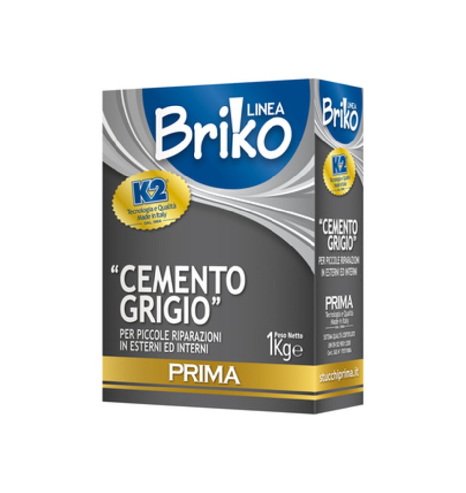 LINEA BRIKO CEMENTO GRIGIO DA 1 KG