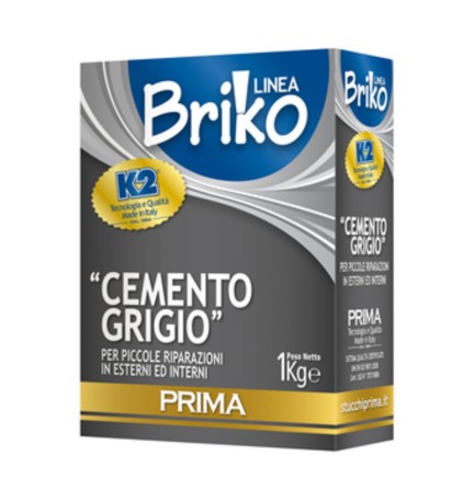 LINEA BRIKO CEMENTO GRIGIO DA 1 KG