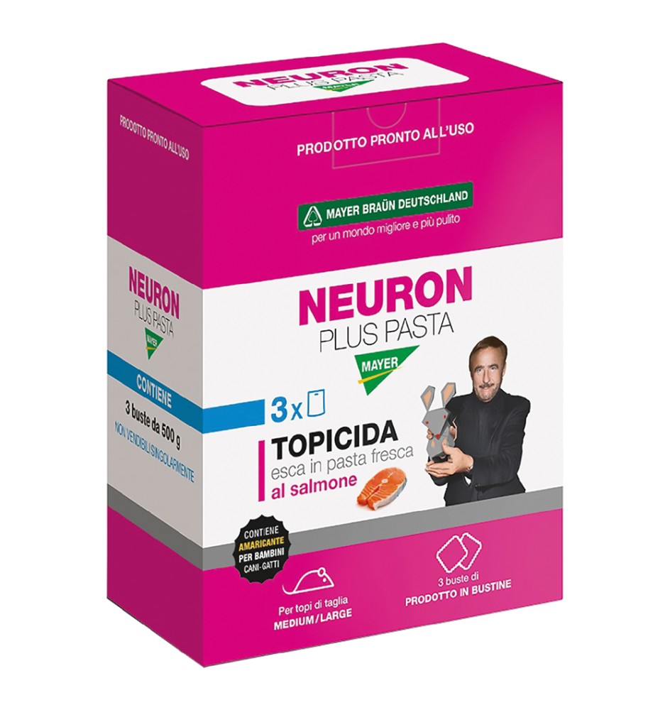ESCA TOPICIDA 'NEURON' gr. 1500 - cf. 3 buste (500 gr.)