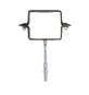 COLLARE P/DISCESE PLUVIALI QUADRO T. MORO 100 MM