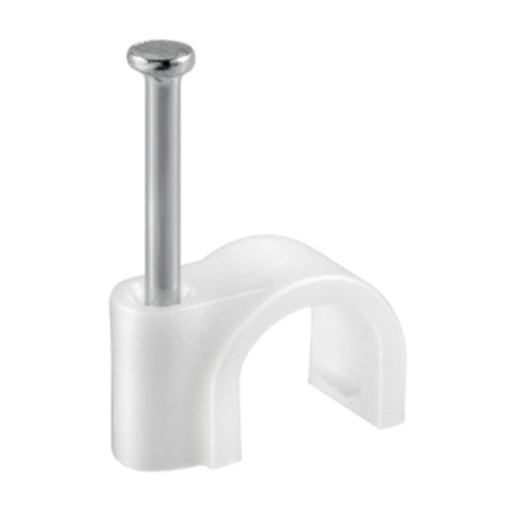 FISSACAVI PVC C/CHIODO 5 MM CONF. 100 PZ