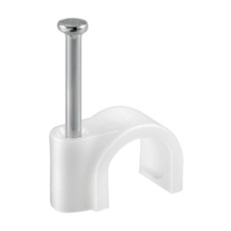 FISSACAVI PVC C/CHIODO 6 MM CONF. 80 PZ