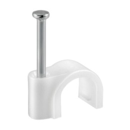 FISSACAVI PVC C/CHIODO 10 MM CONF. 50 PZ