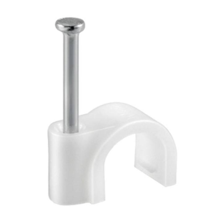 FISSACAVI PVC C/CHIODO 10 MM CONF. 50 PZ