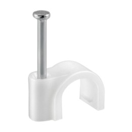 FISSACAVI PVC C/CHIODO 12 MM CONF. 36 PZ