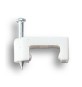 FISSACAVI PVC PIATTO C/CHIODO 8 MM CONF. 25 PZ