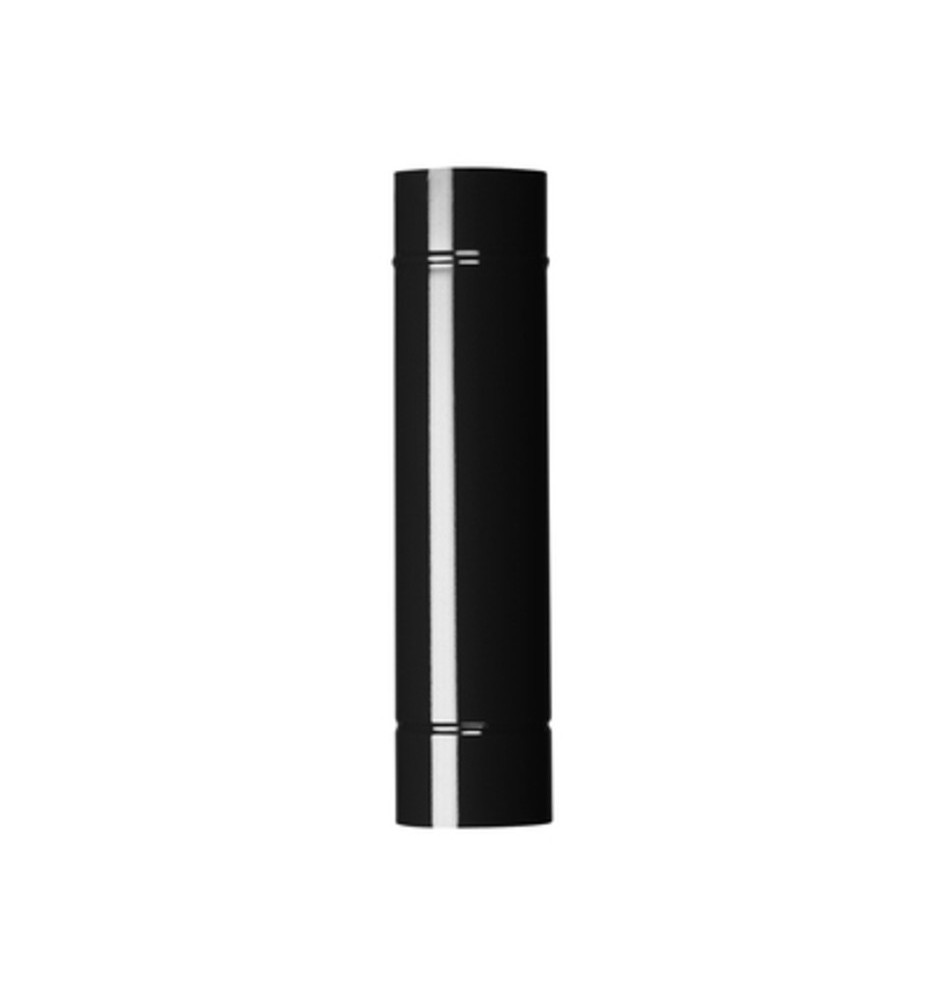 TUBO P/STUFA H 50 CM D 12 CM NERO OPACO