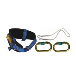 CINTURONE DI PROTEZIONE C/CORDA E MOSCHETTONE
