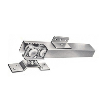 GUIDA IN ALLUMINIO PORTE SCORREVOLI 91/120 CM KIT