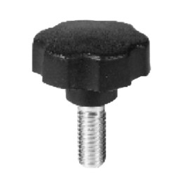BL VOLANTINO C/GAMBO M6 NERO 30X17 MM 4 PZ