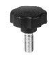 BL VOLANTINO C/GAMBO M6 NERO 30X17 MM 4 PZ