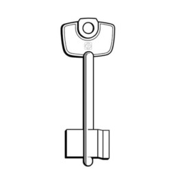 SILCA CN CHIAVE DOPPIA MAPPA OTTONE