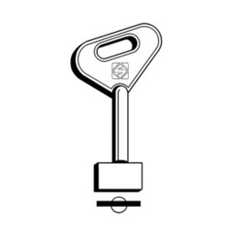 SILCA 5AU1 CHIAVE POMPA OTTONE