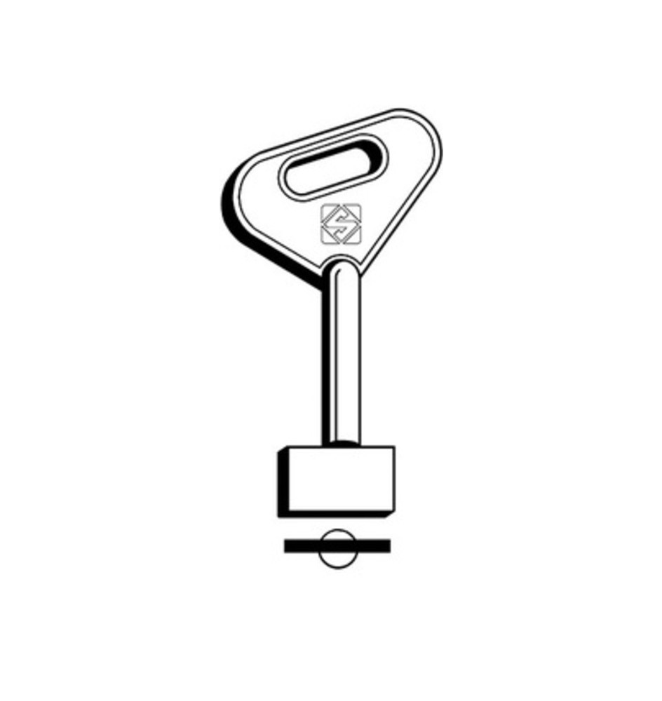 SILCA 5AU1 CHIAVE POMPA OTTONE