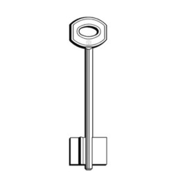 SILCA JW90 CHIAVE DOPPIA MAPPA OTTONE