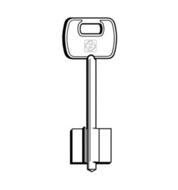 SILCA 5IE9 CHIAVE DOPPIA MAPPA OTTONE