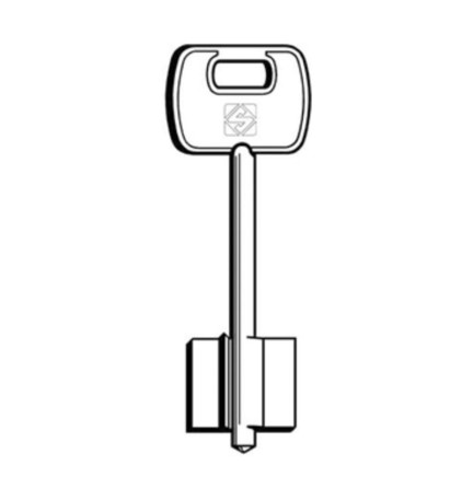 SILCA 5IE9 CHIAVE DOPPIA MAPPA OTTONE
