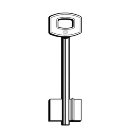 SILCA SM CHIAVE DOPPIA MAPPA OTTONE