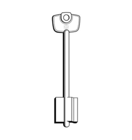 SILCA 5C6 CHIAVE DOPPIA MAPPA OTTONE