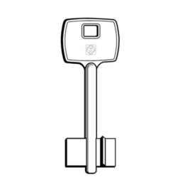 SILCA 5CB1 CHIAVE DOPPIA MAPPA OTTONE
