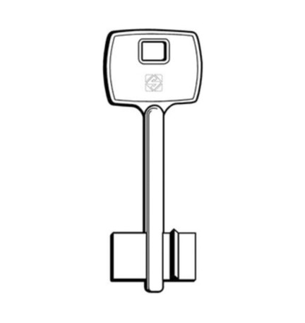 SILCA 5CB1 CHIAVE DOPPIA MAPPA OTTONE