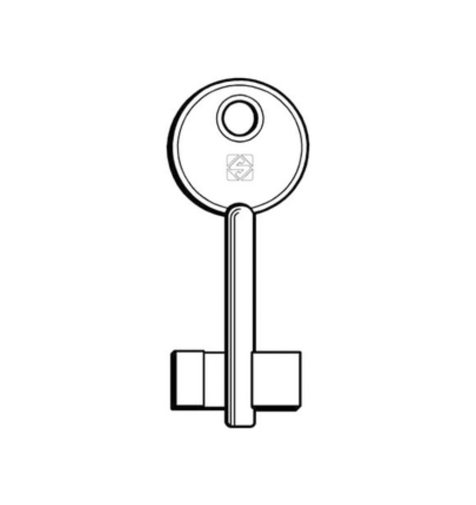 SILCA 5ID5 CHIAVE DOPPIA MAPPA OTTONE