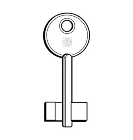 SILCA 5ID5 CHIAVE DOPPIA MAPPA OTTONE