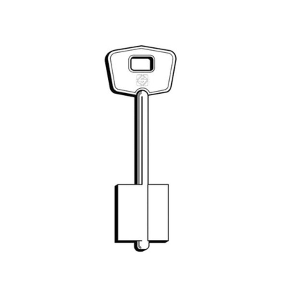 SILCA 5MT14 CHIAVE DOPPIA MAPPA OTTONE