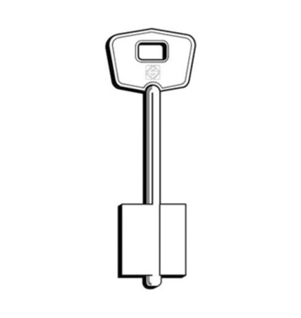 SILCA 5MT14 CHIAVE DOPPIA MAPPA OTTONE