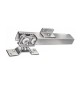 GUIDA IN ALLUMINIO PORTE SCORREVOLI 121/150 CM KIT