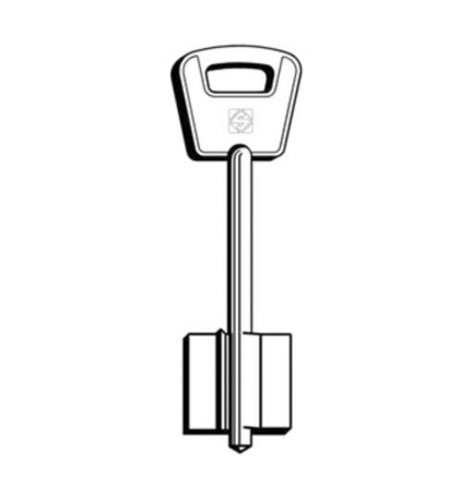 SILCA 5OC1 CHIAVE DOPPIA MAPPA OTTONE