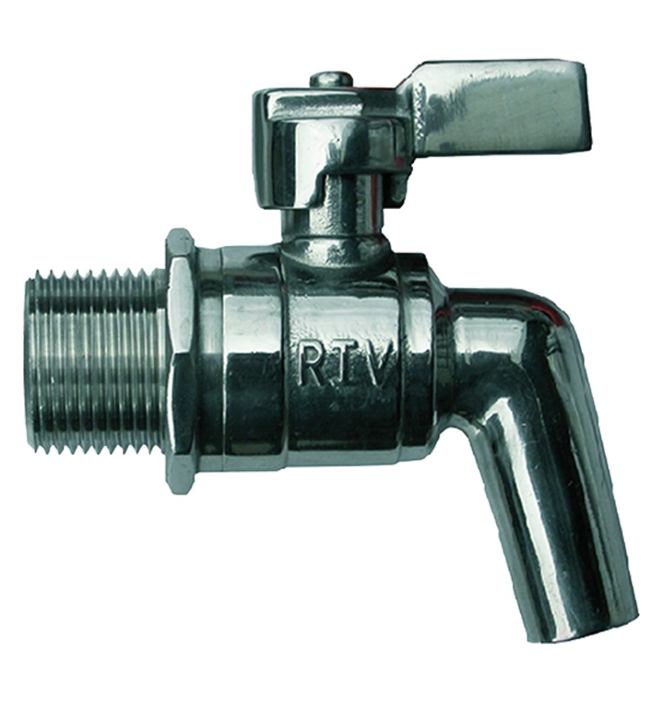 RUBINETTO A SFERA INOX CON LEVA 1