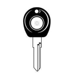 SILCA HU49CP CHIAVE AUTO TESTA PLASTICA ACCIAIO